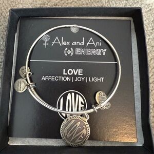 Alex and Ani Silver Charm Bracelet